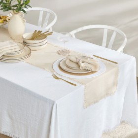 Ashra-Fringed-Cotton-Table-Runner-by-MUSE on sale