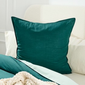 Linen-Look-Reversible-European-Pillowcase-by-Essentials on sale