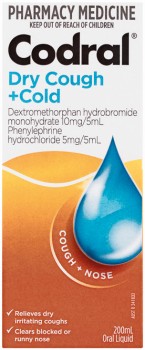 Codral-Dry-Cough-Cold-200mL on sale