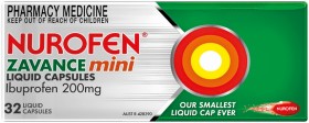 Nurofen+Zavance+32+Liquid+Capsules