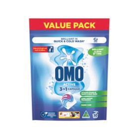 OMO+Active+Laundry+Capsules+3-In-1+Pk+50