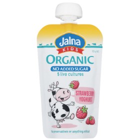 Jalna+Organic+No+Added+Sugar+Kids+Yoghurt+Pouch+100g+%26ndash%3B+From+the+Fridge