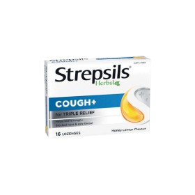 Strepsils+Herbal+Cough%2C+Blocked+Nose%2C+Sore+Throat+Lozenges+Honey+%26amp%3B+Lemon+Pk+16%7E