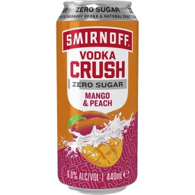 Smirnoff+Crush+Mango+%26amp%3B+Peach+Zero+Can+440mL