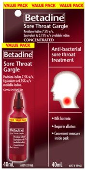 Betadine-Sore-Throat-Gargle-Value-Pack-40mL on sale