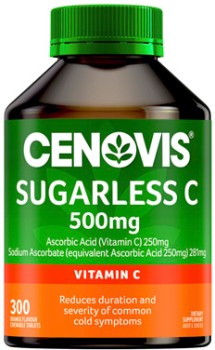 Cenovis+Sugarless+Vitamin+C+500mg+300+Chewable+Tablets