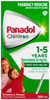 Panadol+Children+1-5+Years+Strawberry+Flavour+200mL