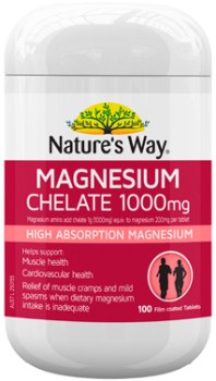 Natures-Way-Magnesium-Chelate-1000mg-100-Tablets on sale