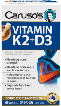 Caruso%26rsquo%3Bs+Vitamin+K2+%2B+D3+60+Capsules