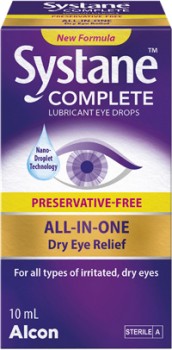 Systane+Complete+Preservative-Free+Lubricant+Eye+Drops+10mL