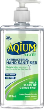 Aqium+Aloe+Antibacterial+Hand+Sanitiser+Gel+375mL