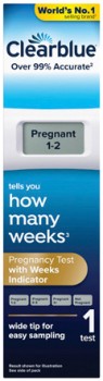 Clearblue+Digital+Pregnancy+Test+With+Weeks+Indicator+1+Pack
