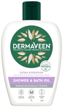 Dermaveen+Extra+Hydration+Shower+%26amp%3B+Bath+Oil+1+Litre