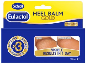 Scholl-Eulactol-Heel-Balm-Gold-120mL on sale