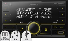 Kenwood+2DIN+Digital+Media+Bluetooth+Receiver