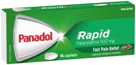 Panadol-Rapid-Paracetamol-500mg-Caplets-16-Pack on sale