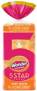 Wonder-Bread-5-Star-680-700g-Selected-Varieties on sale
