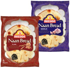 Mission-Naan-Bread-4-Pack-or-Mini-6-Pack-Selected-Varieties on sale