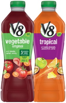 V8-Fruit-Vegetable-Juice-125-Litre-Selected-Varieties on sale