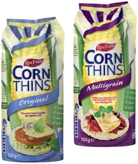 Real-Foods-Corn-Rice-Thins-125150g-or-Mini-80g-Selected-Varieties on sale