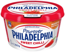 Philadelphia-Sweet-Chilli-Pourover-250g on sale