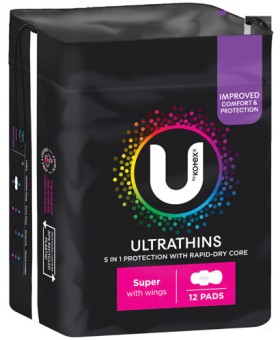 U-By-Kotex-Pads-6-16-Pack-Selected-Varieties on sale