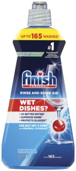Finish-Rinse-Aid-Dishwashing-Liquid-500mL-or-Dishwasher-Cleaner-3-Pack-Selected-Varieties on sale