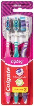 Colgate-Zig-Zag-Soft-or-Medium-Toothbrush-3-Pack-Optic-White-Toothpaste-100140g-or-Sensitive-Toothpaste-110g-Selected-Varieties on sale