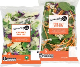 Community-Co-Chunky-Stir-Fry-350g-or-Fine-Cut-Stir-Fry-335g on sale