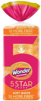Wonder-Bread-5-Star-680-700g-Selected-Varieties on sale