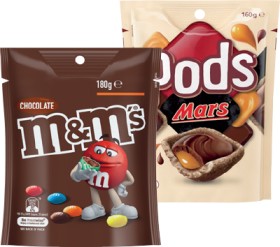 MMs-130180g-Pods-160g-or-Maltesers-120140g-Selected-Varieties on sale