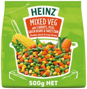Heinz-Frozen-Mixed-Veg-Baby-Peas-or-Broad-Beans-500g on sale