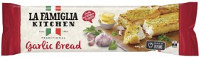 La-Famiglia-Kitchen-Garlic-Bread-400g-Selected-Varieties on sale