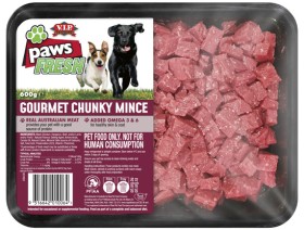 Paws-Fresh-Dog-Food-600g-Selected-Varieties-from-the-Meat-Dept on sale
