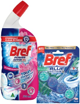 Bref-Rim-Block-Toilet-Cleaner-4250g-or-Gel-600700mL-Selected-Varieties on sale