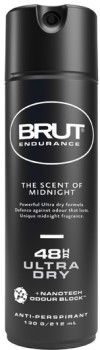 Brut+Endurance+48hr+Antiperspirant+Aerosol+Deodorant+130g