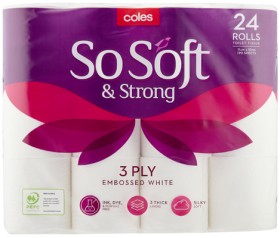 Coles+3-Ply+So+Soft+%26amp%3B+Strong+Toilet+Paper+24+Pack