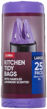 Coles+Lavender+Scented+Large+Kitchen+Tidy+Bags+25+Pack