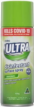 Coles+Ultra+Disinfectant+Surface+Spray+300g