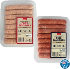 Coles+Classic+Sausages+550g