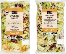 Coles+Kitchen+Family+Ranch+or+Mexican+Style+Salad+Kits+400g+pack