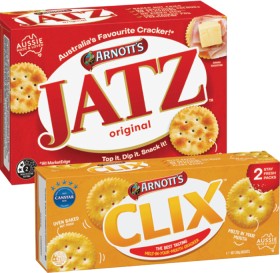 Arnott%26%23039%3Bs+Clix+or+Jatz+Crackers+225g-250g