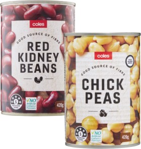 Coles+Beans+420g