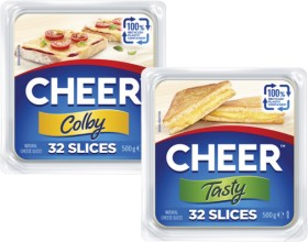 Cheer+Cheese+Slices+500g