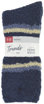 Men%26%23039%3Bs+Fluffy+Knit+Home+Socks+2+Pack