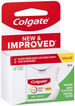 Colgate+Total+Mint+Waxed+Dental+Floss+100+Metres