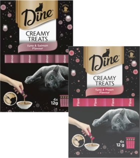 Dine+Creamy+Treats+Cat+Food+4x12g