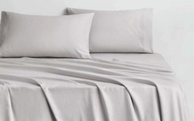 Sheridan-Egyptian-Cotton-Sateen-Sheet-Set-Multi-Depth-in-Silver-Mist on sale