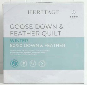 Heritage-8020-Goose-Down-Feather-Quilt on sale