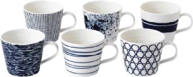 Royal-Doulton-Pacific-Set-6-Mugs-Small-260ml on sale